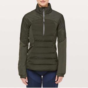 Lululemon down for it all 1/2 zip jacket